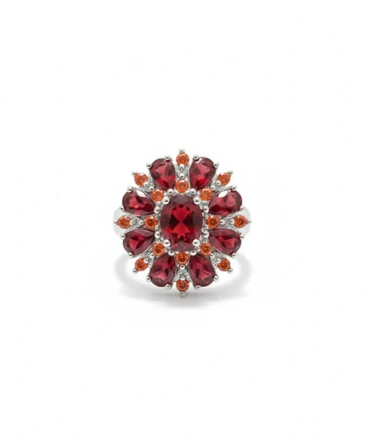 Scarlet Petal Ring | Gold