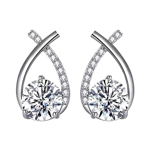 Arielle Earrings | White gold