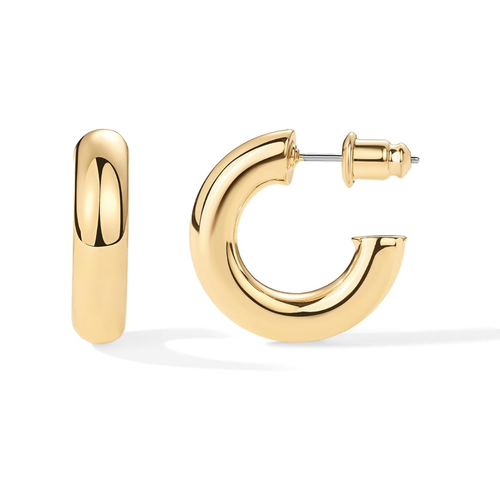 Stardust Hoop Earrings | Gold