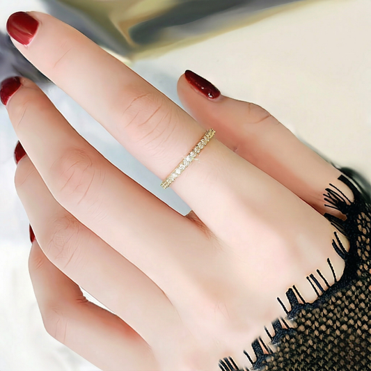 Wedding Band | White Gold